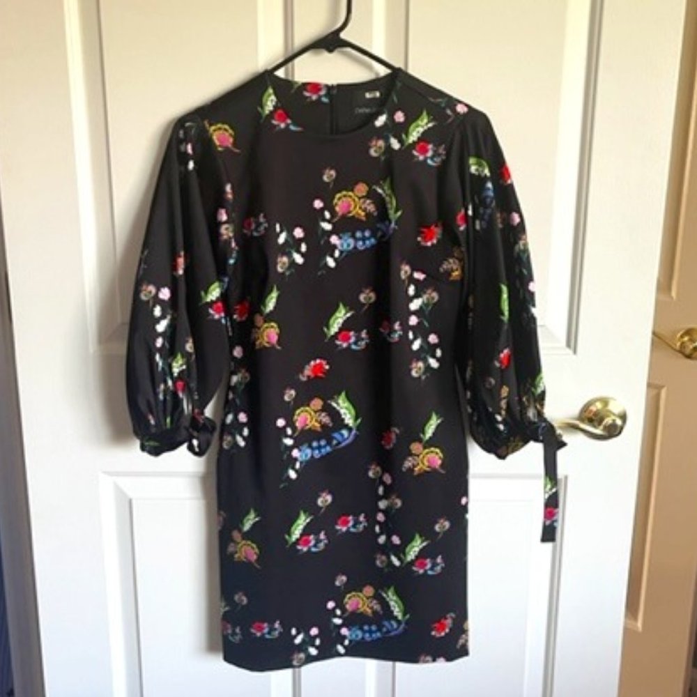 CYNTHIA ROWLEY RAYA FLORAL PRINT DRESS